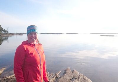 Nina Holm utomhus
