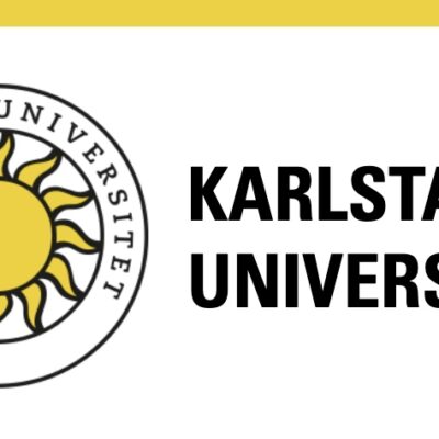 Karlstads universitets logotyp, en gul sol