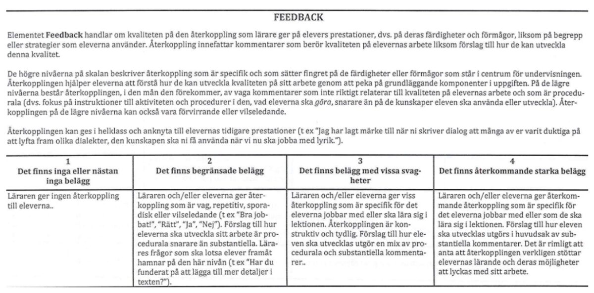 Text om Feedback.